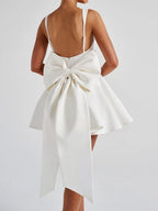 Elowyn ivory alternate view homecoming dress