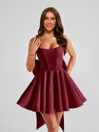 Elowyn burgundy alternate front view 2 homecoming dress
