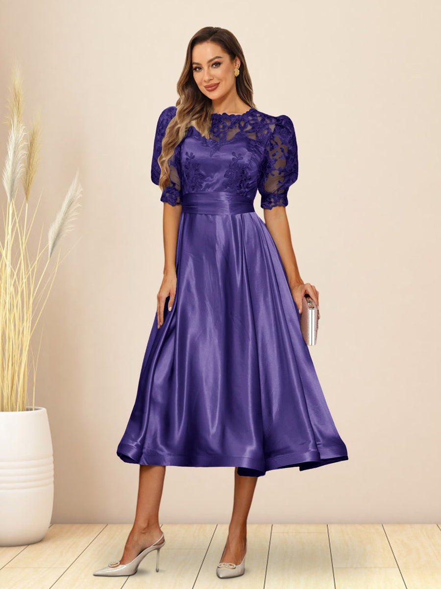 Paloma Wren Regency front view wedding guest dress