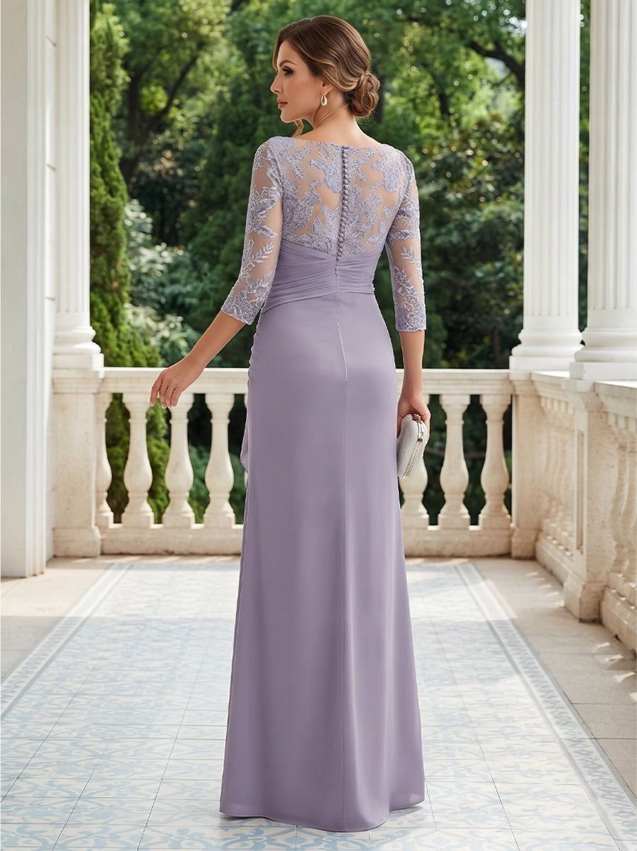 Molly Mae Lilac back view mother of the bride dress