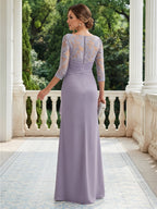 Molly Mae Lilac back view mother of the bride dress