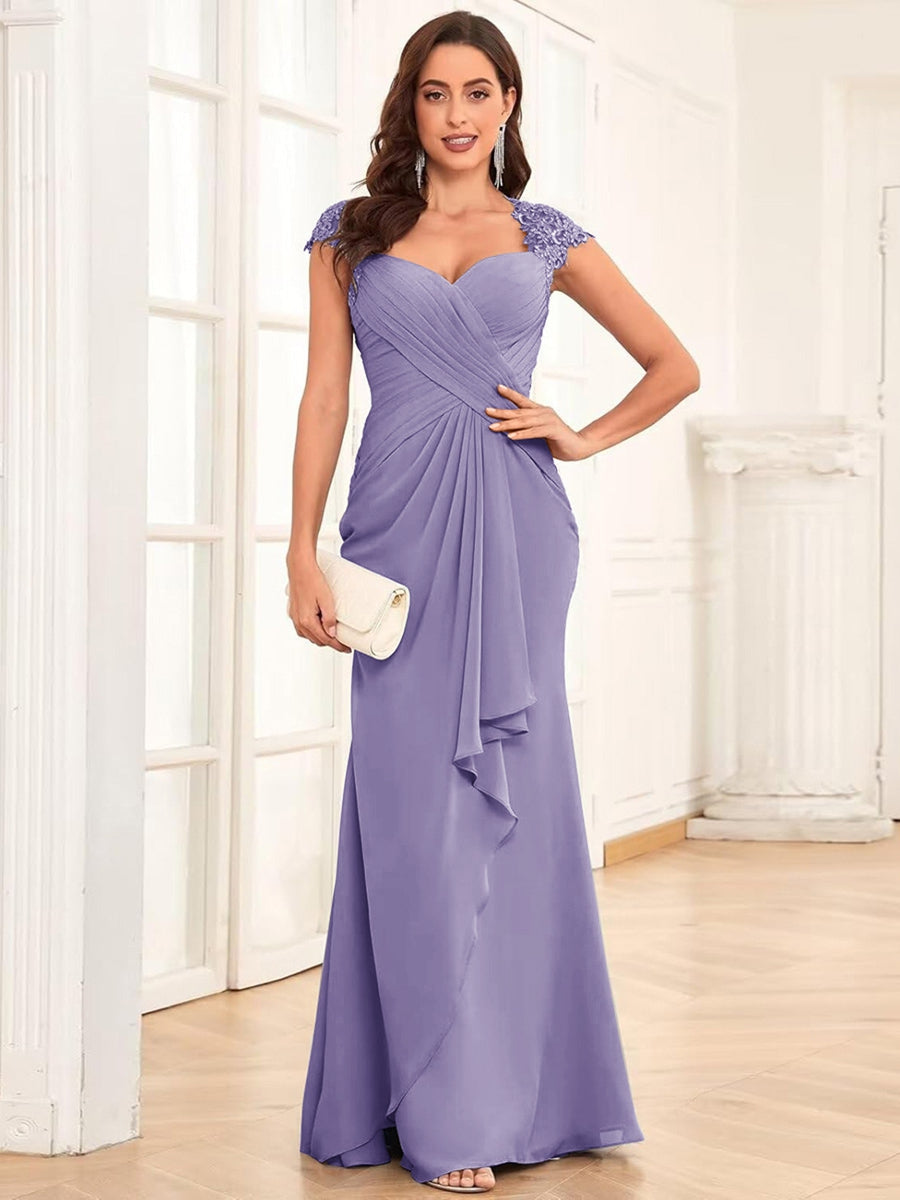 Alessandra Rue Wisteria back view mother of the bride dress