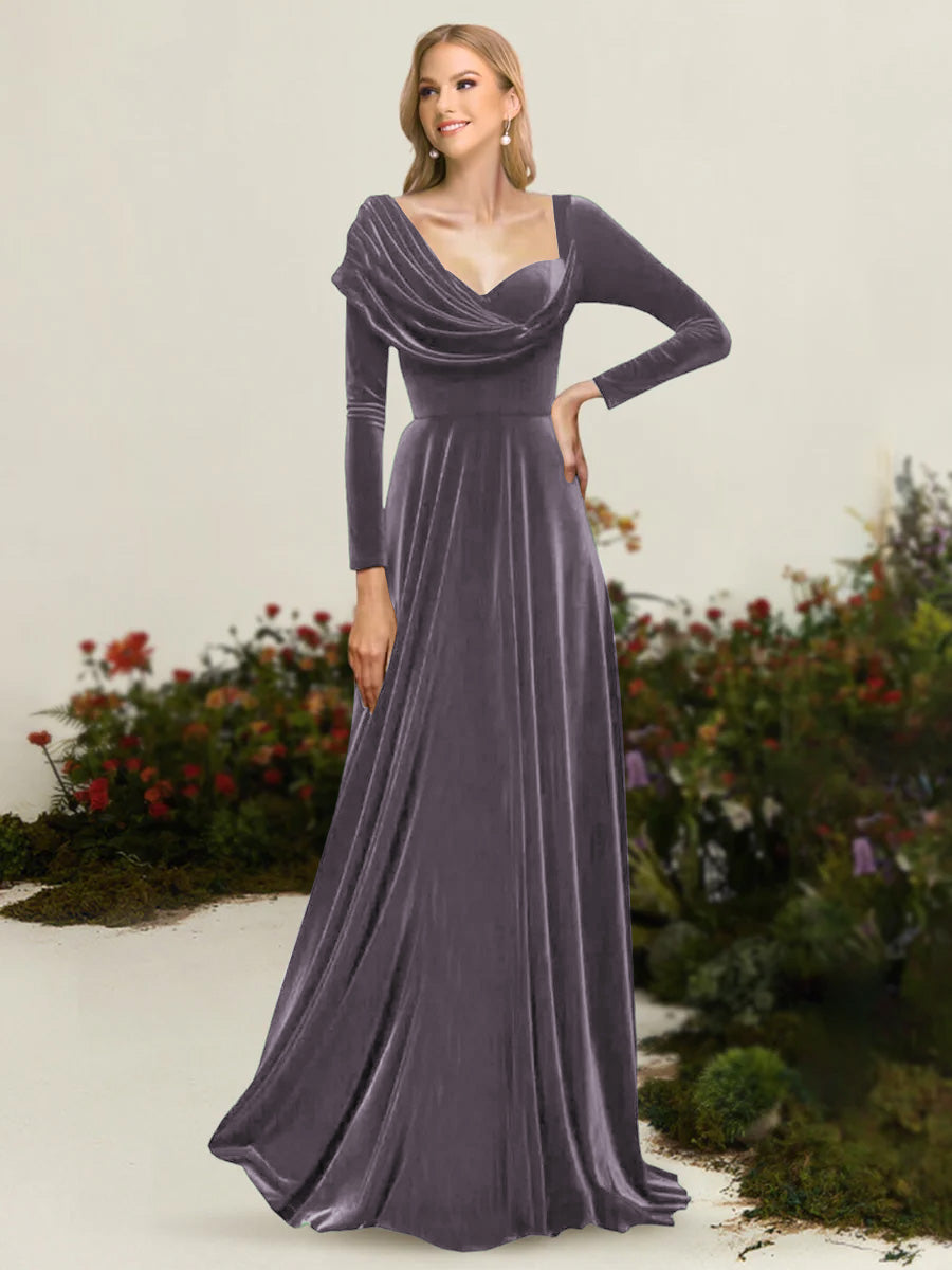 Xandra Elise Wisteria front view mother of the bride dress