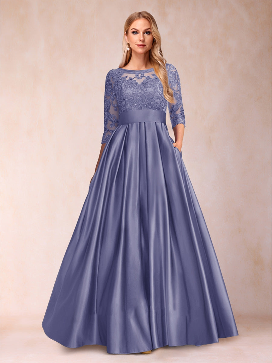 Xena Mae Lilac front view mother of the bride dress