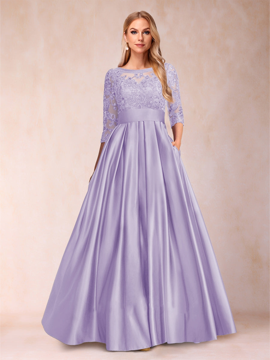 Xena Mae Lilac back view mother of the bride dress