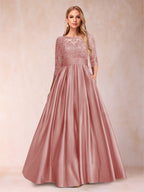 Xena Mae Mauve front view mother of the bride dress