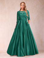 Xena Mae Peacock front view mother of the bride dress