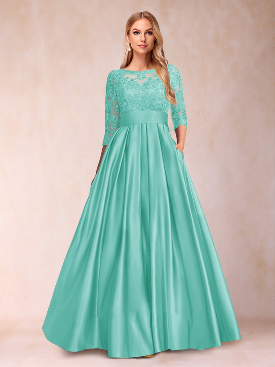 Xena Mae Turquoise back view mother of the bride dress