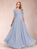 Freya Claire Lavender front view mother of the bride dress