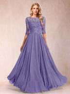 Freya Claire Lilac front view mother of the bride dress