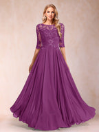 Freya Claire Orchid front view mother of the bride dress