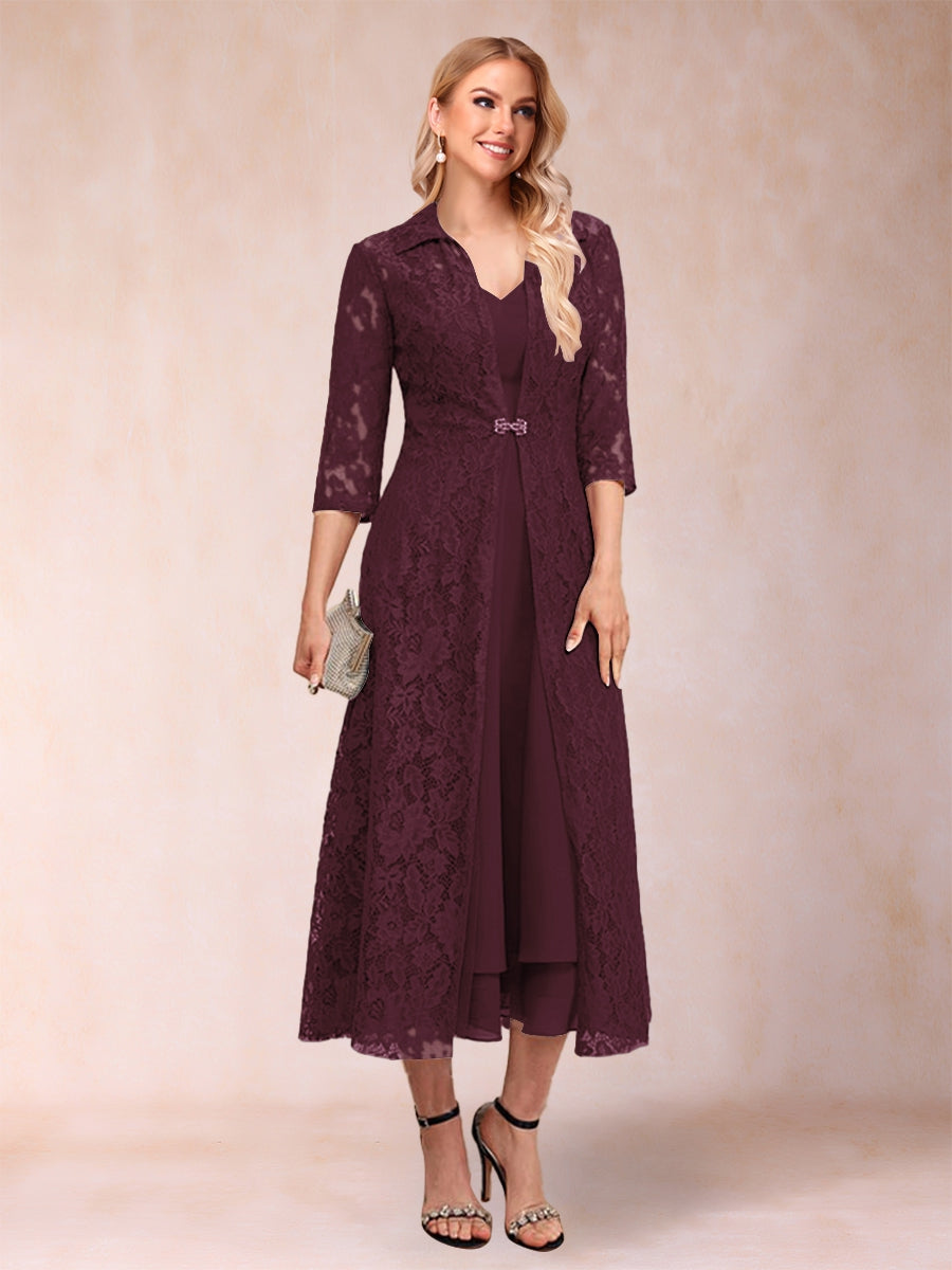 Delphine Burgundy back view wedding guest dress