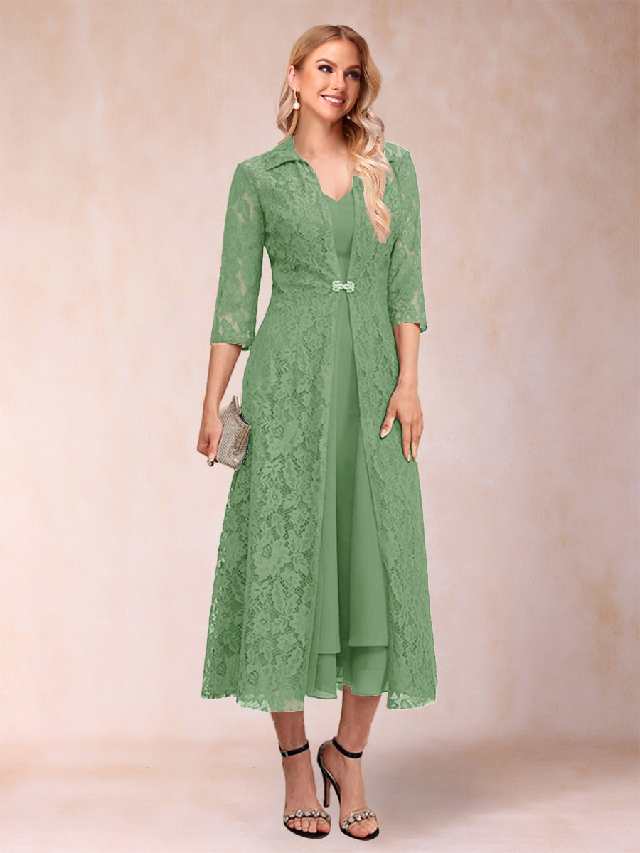 Delphine Sage Green back view wedding guest dress