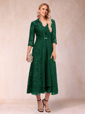 Delphine Emerald front view wedding guest dress