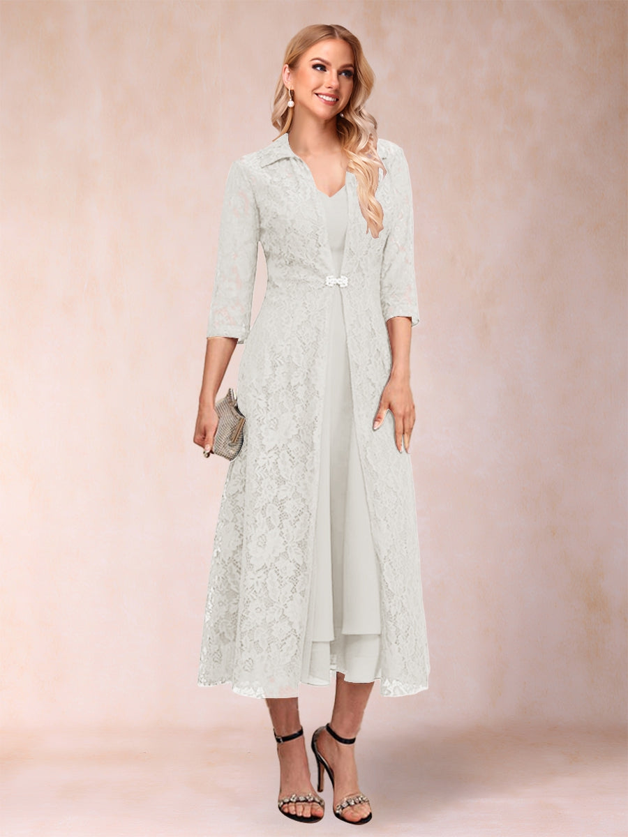 Delphine Ivory front view wedding guest dress