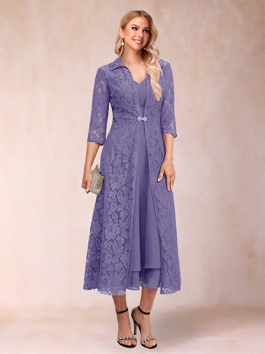 Delphine Lilac back view wedding guest dress