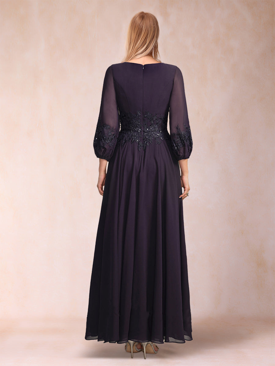 Ginevra Wisteria back view wedding guest dress