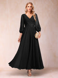 Ginevra Black front view wedding guest dress