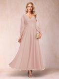 Ginevra Blush front view wedding guest dress