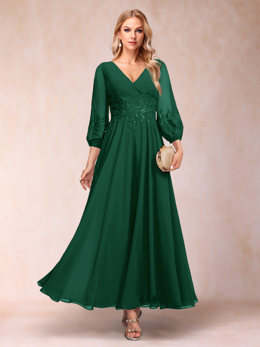 Ginevra Emerald front view wedding guest dress