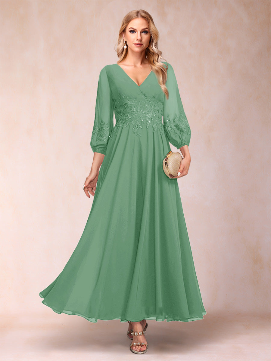 Ginevra Eucalyptus front view wedding guest dress