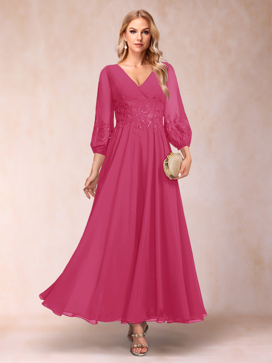 Ginevra Fuchsia front view wedding guest dress