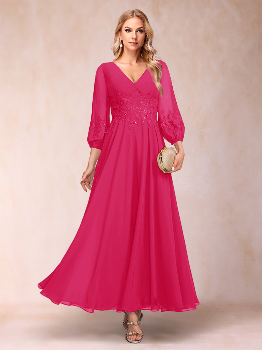 Ginevra Fuchsia back view wedding guest dress