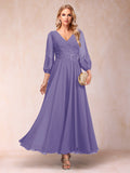 Ginevra Lilac front view wedding guest dress