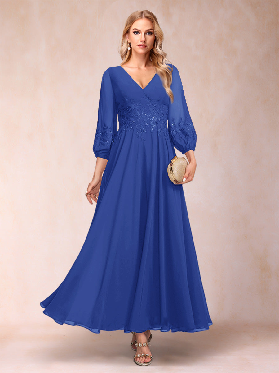 Ginevra Royal Blue back view wedding guest dress