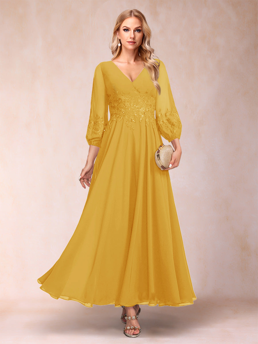 Ginevra Gold back view wedding guest dress