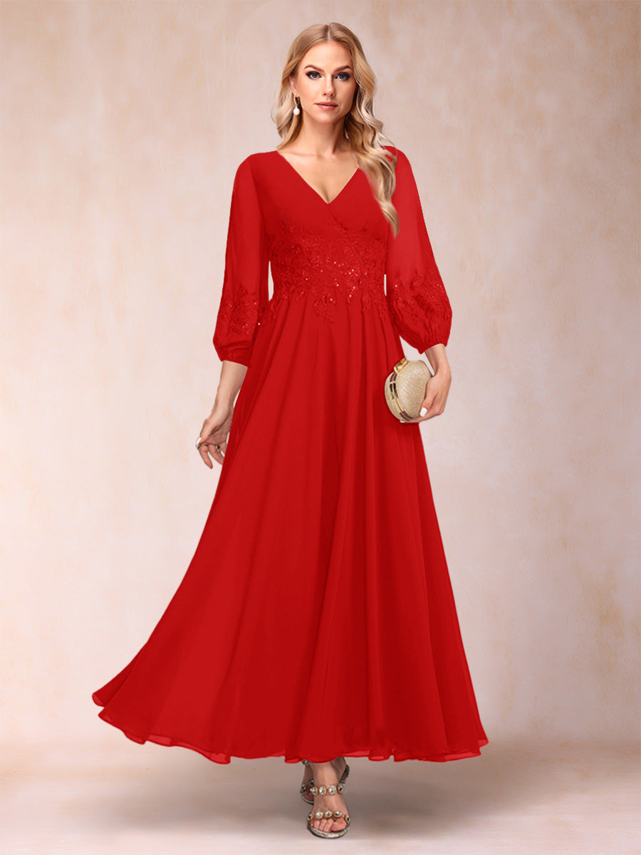 Ginevra Red front view wedding guest dress