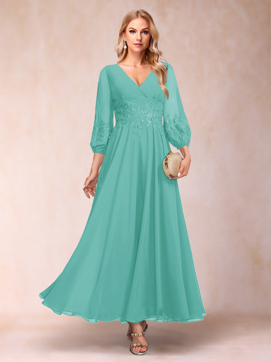 Ginevra Pool Blue back view wedding guest dress