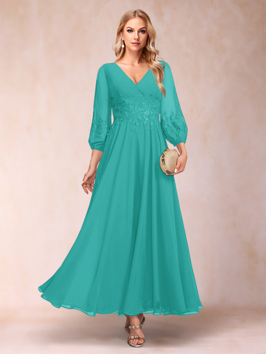 Ginevra Turquoise back view wedding guest dress