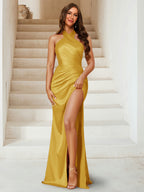 Nereida gold alternate front view 2 prom dress