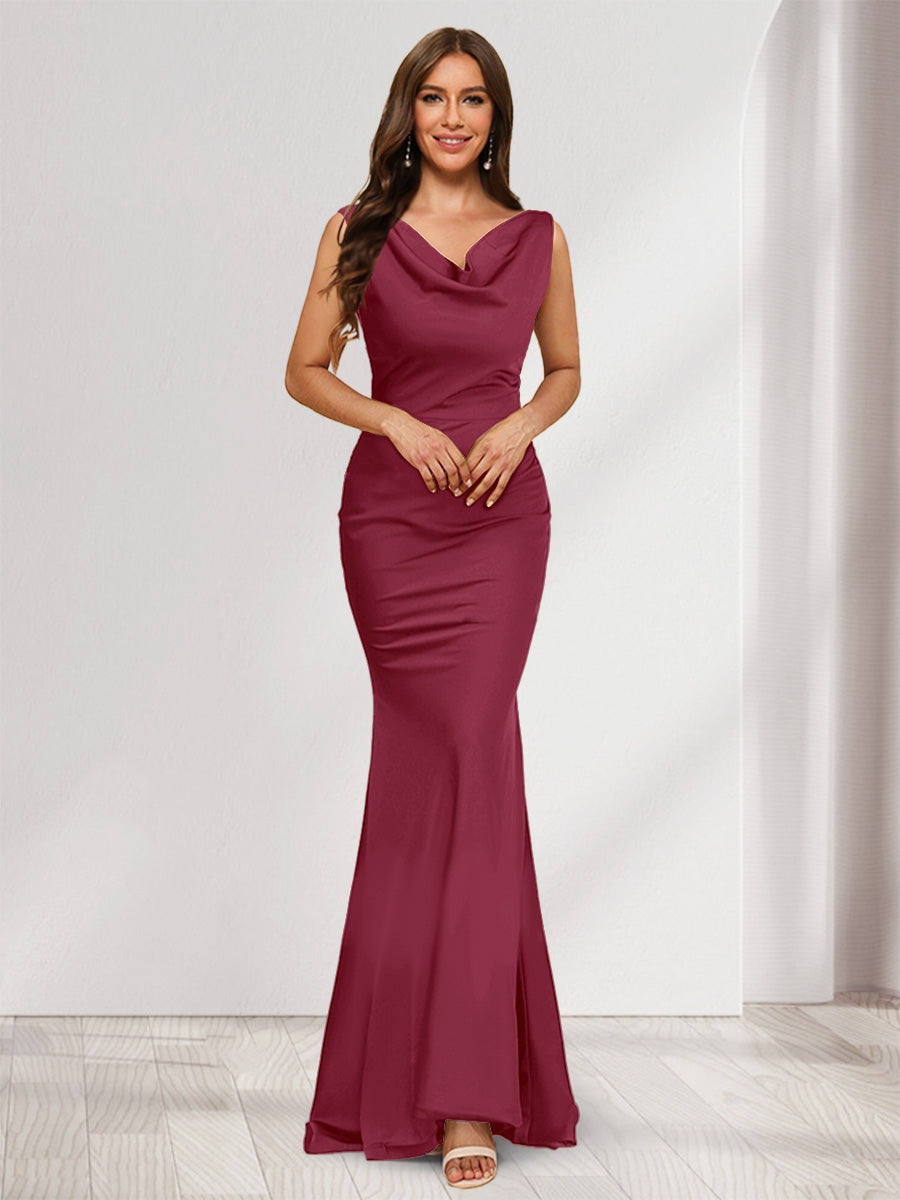 Briseis burgundy alternate front view 2 prom dress