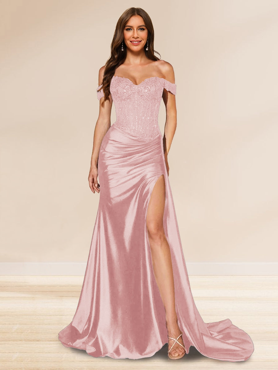 Averill dusty rose alternate front view 2 prom dress