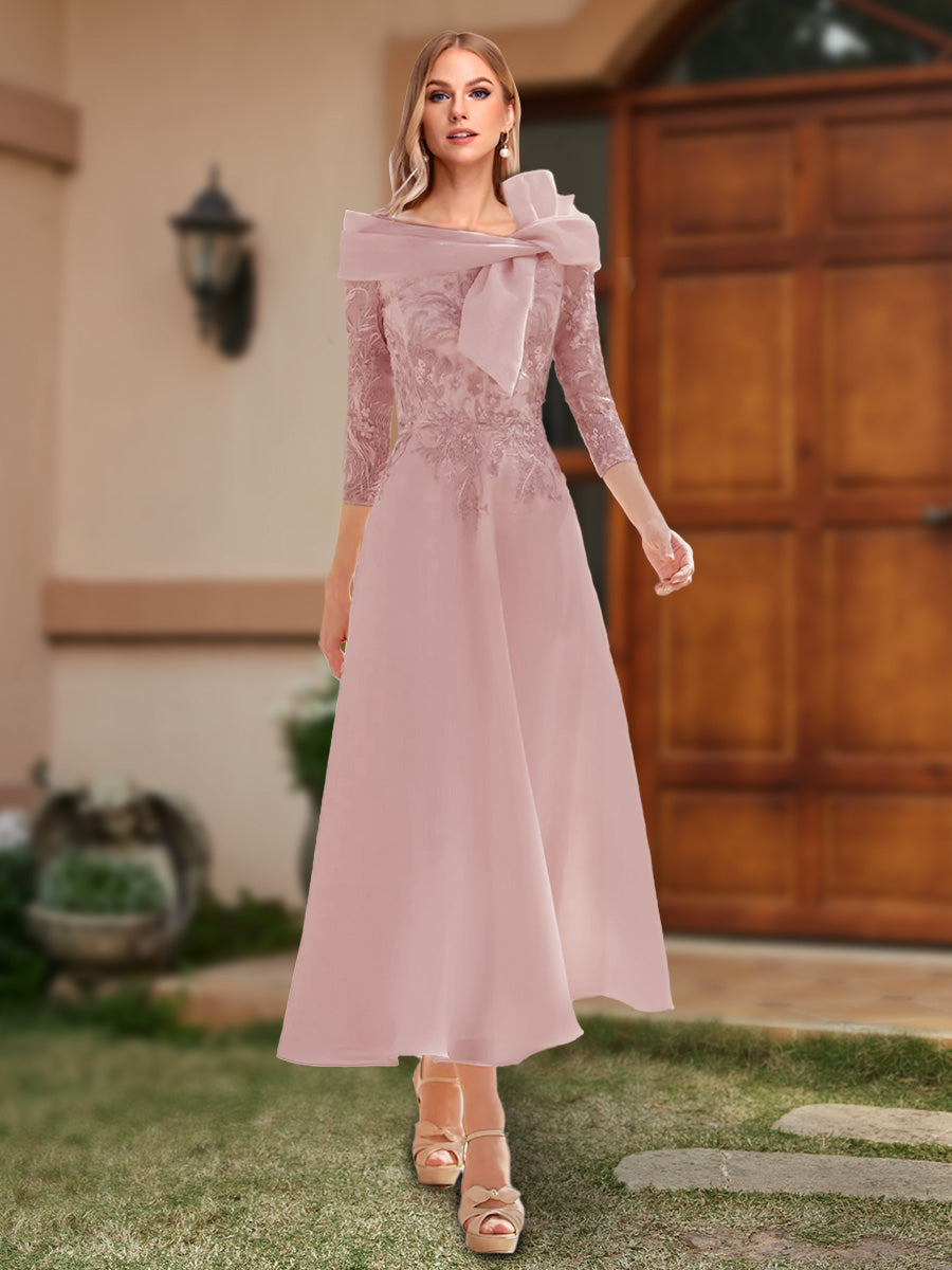 Ursula Dusty Rose front view wedding guest dress