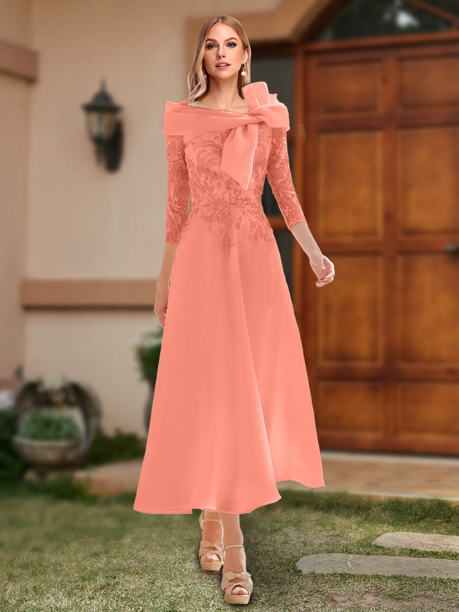 Ursula Coral front view wedding guest dress