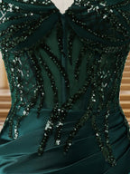 Quenby peacock alternate view prom dress