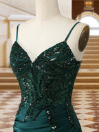 Quenby peacock bodice detail prom dress