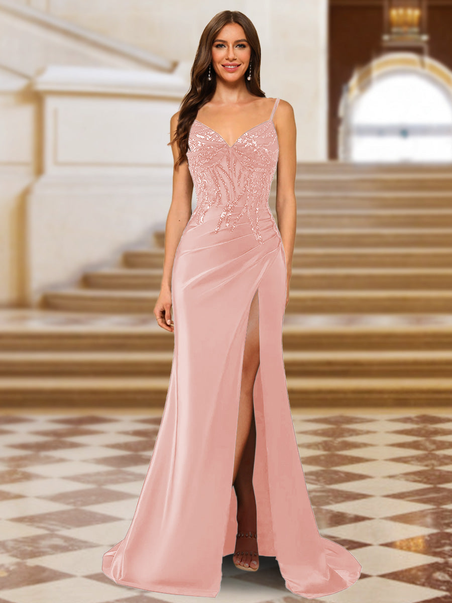 Quenby dusty rose alternate front view 2 prom dress