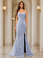 Phaedra lavender front view prom dress