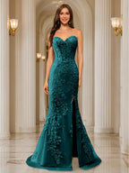 Phaedra peacock front view prom dress
