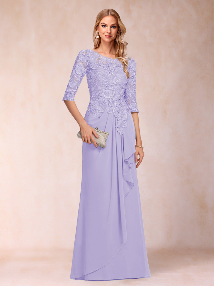 Desiree Mae Lilac back view mother of the bride dress