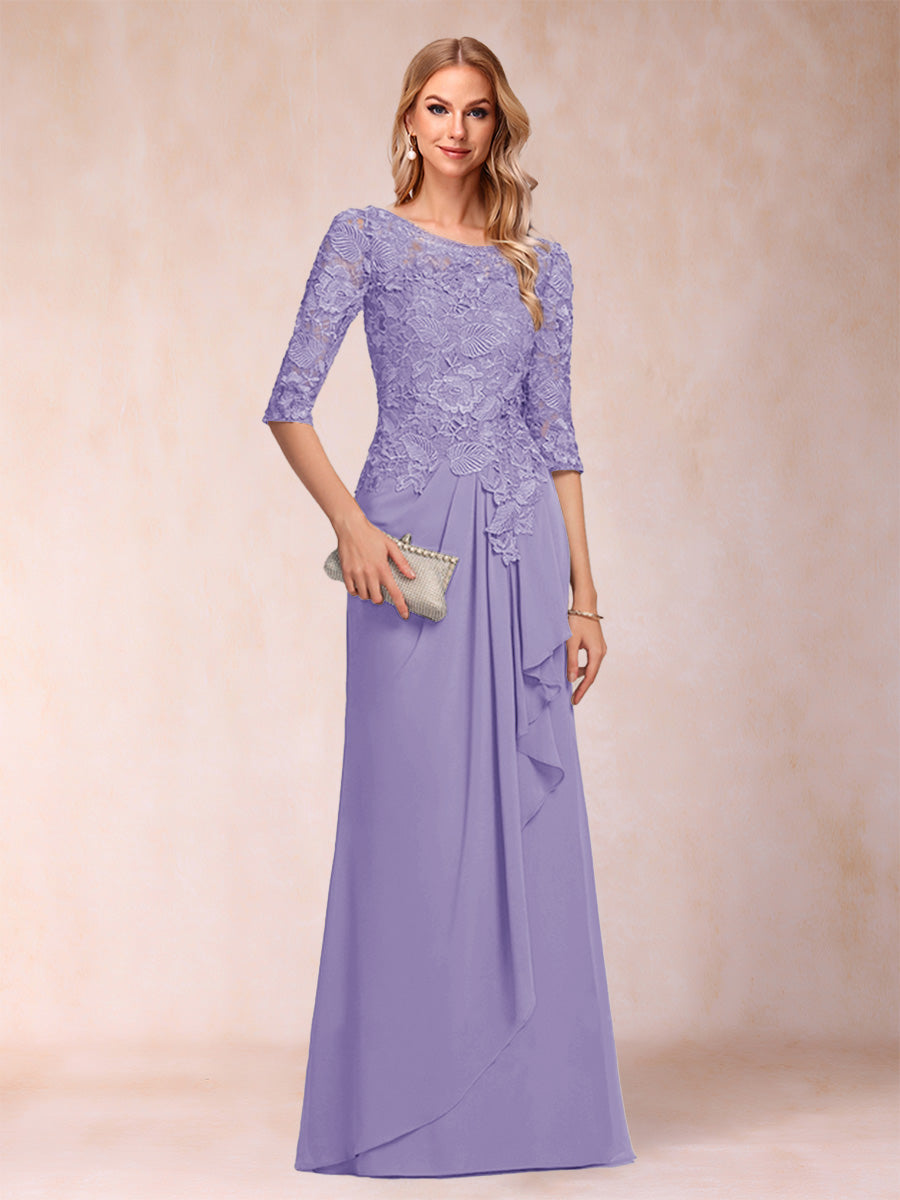 Desiree Mae Wisteria front view mother of the bride dress