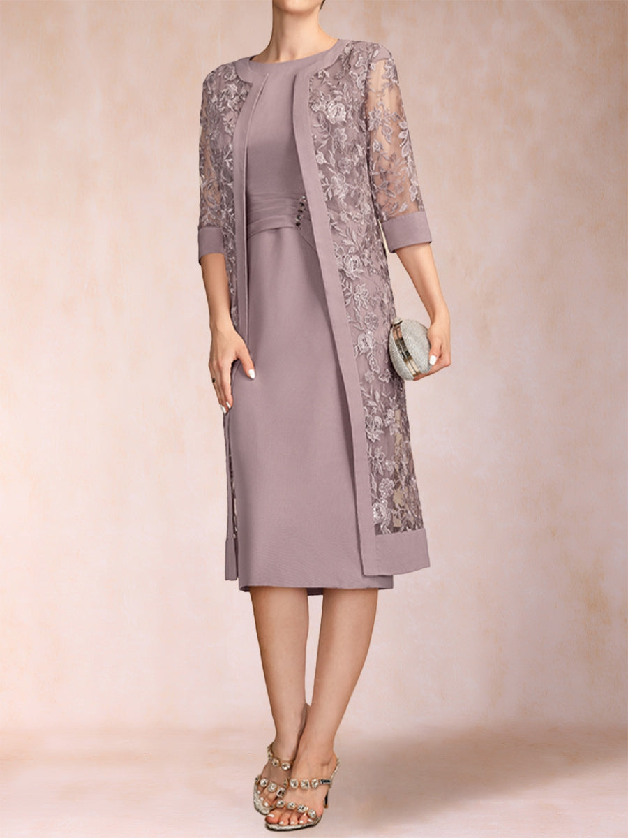 Delphine wisteria side view mother of the bride dress
