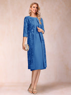Delphine royal blue alternate front view 3 mother of the bride dress