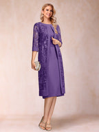 Delphine regency front view mother of the bride dress