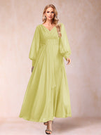 Hilda Mae Daffodil front view mother of the bride dress