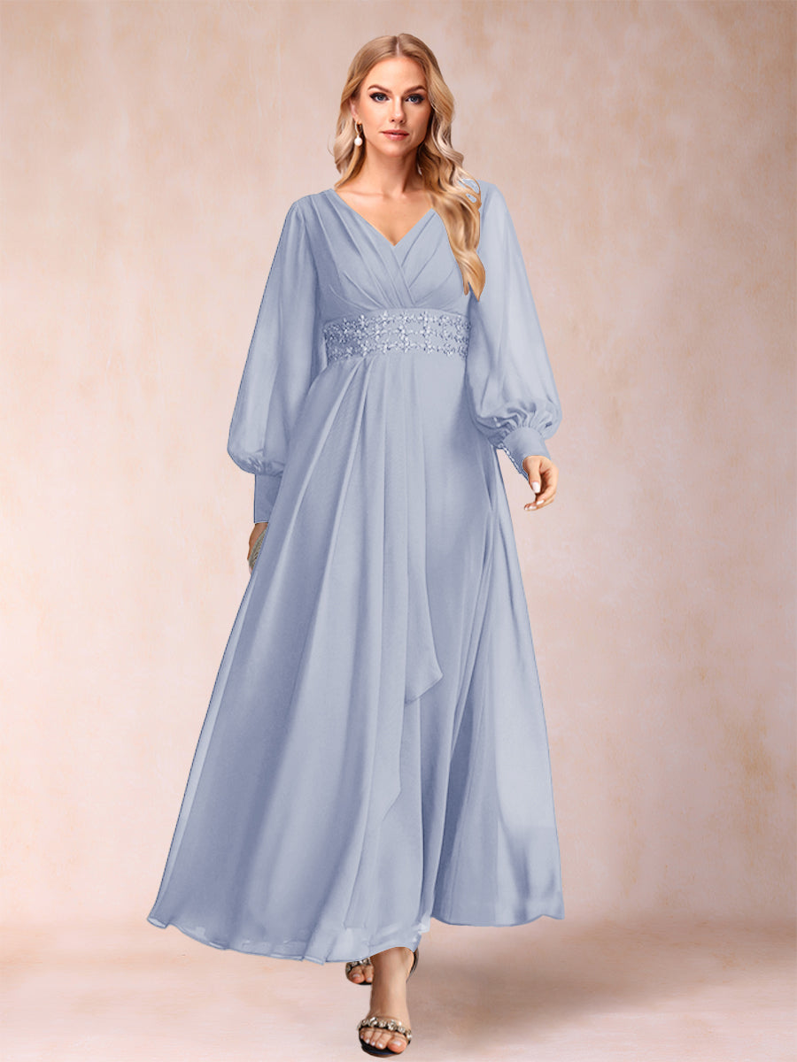 Hilda Mae Lavender front view mother of the bride dress